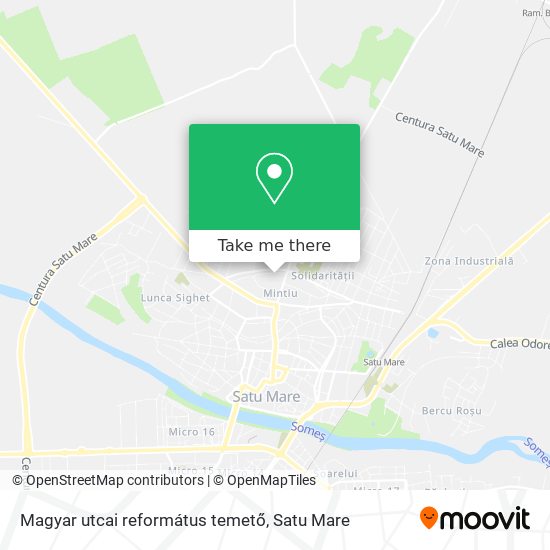 Magyar utcai református temető map