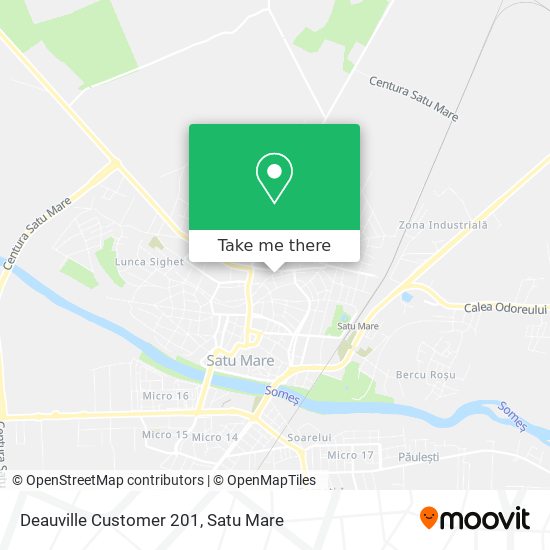 Deauville Customer 201 map