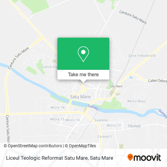 Liceul Teologic Reformat Satu Mare map