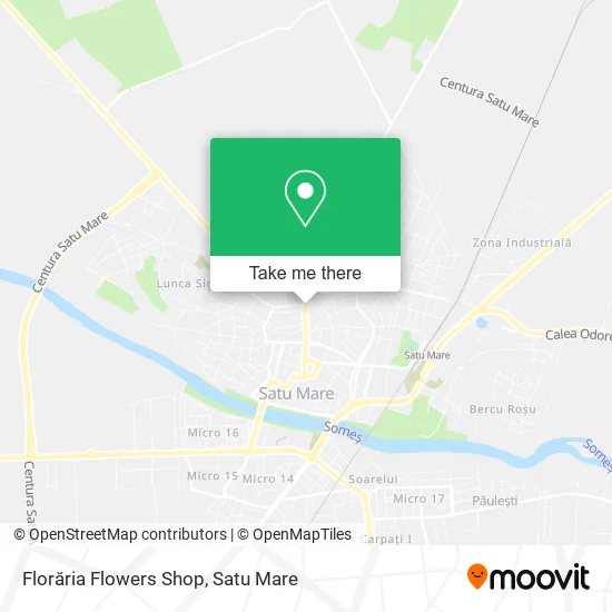 Florăria Flowers Shop map