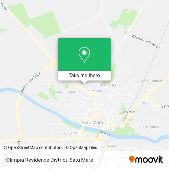 Olimpia Residence District map