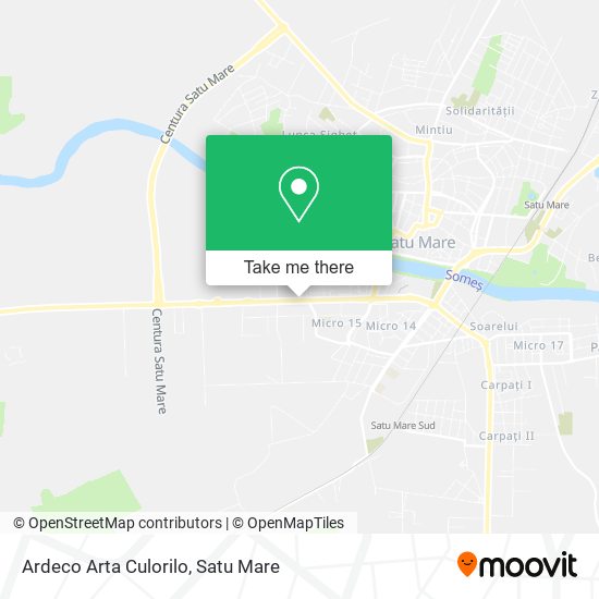 Ardeco Arta Culorilo map