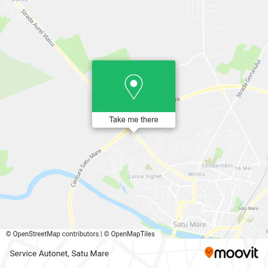 Service Autonet map
