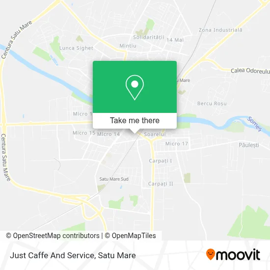 Just Caffe And Service map