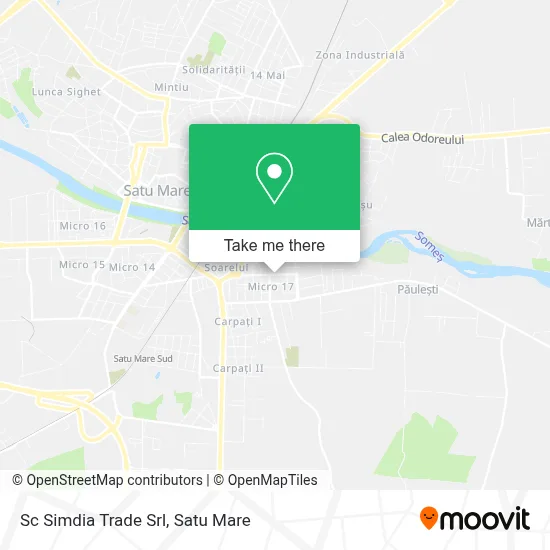 Sc Simdia Trade Srl map