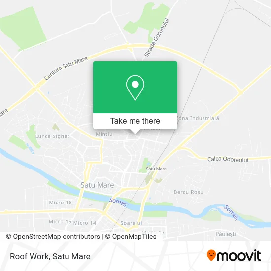 Roof Work map