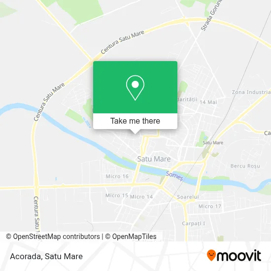 Acorada map