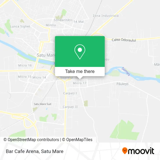 Bar Cafe Arena map