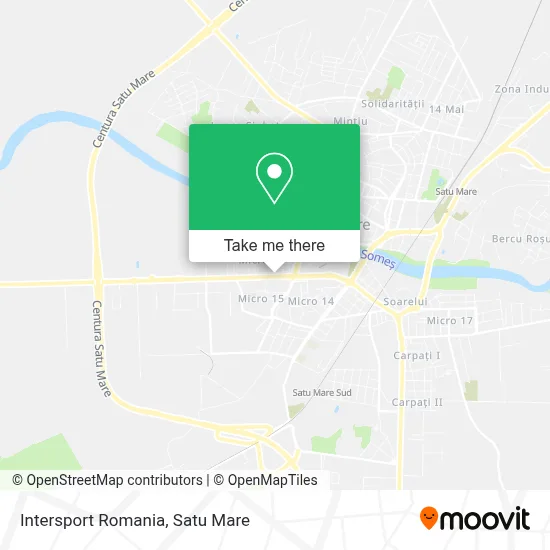 Intersport Romania map