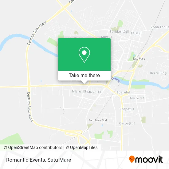 Romantic Events map