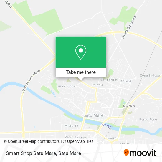 Smart Shop Satu Mare map