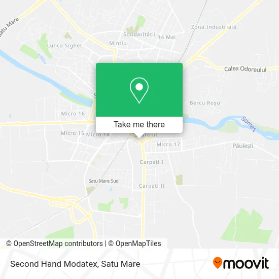 Second Hand Modatex map