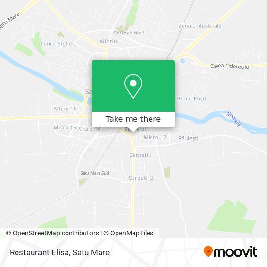 Restaurant Elisa map