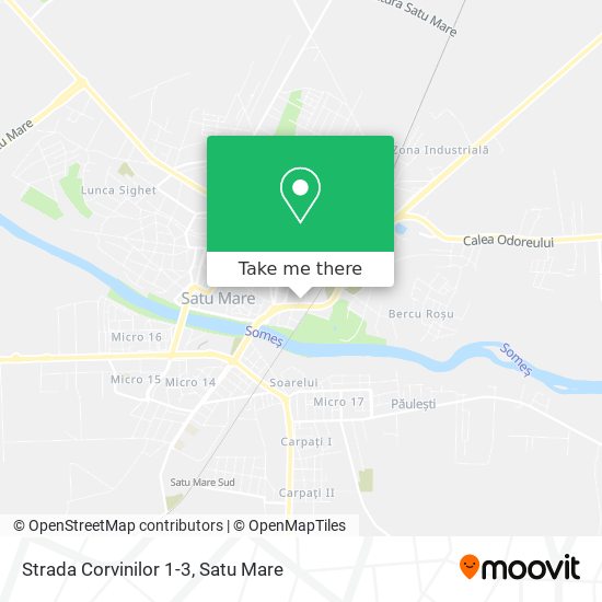 Strada Corvinilor 1-3 map