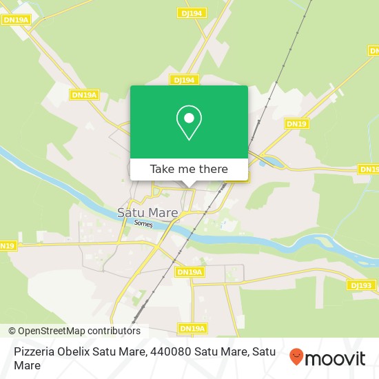 Pizzeria Obelix Satu Mare, 440080 Satu Mare map