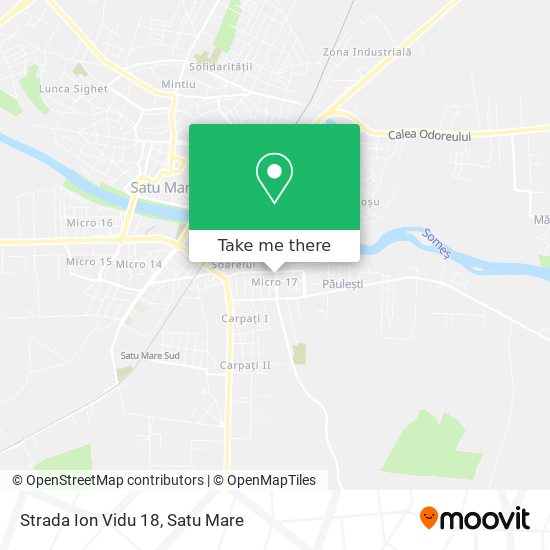 Strada Ion Vidu 18 map