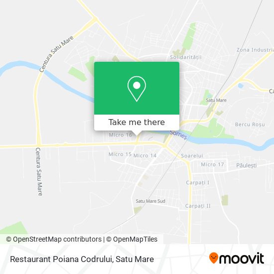 Restaurant Poiana Codrului map