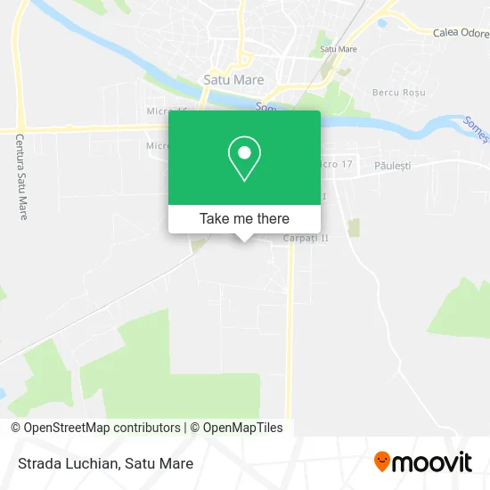 Strada Luchian map