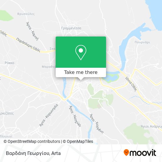 Βαρδάνη Γεωργίου map