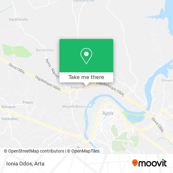 Ionia Odos map