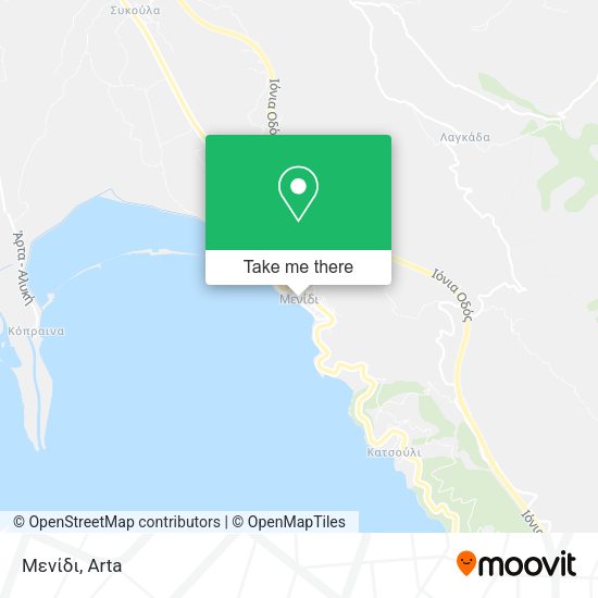 Μενίδι map