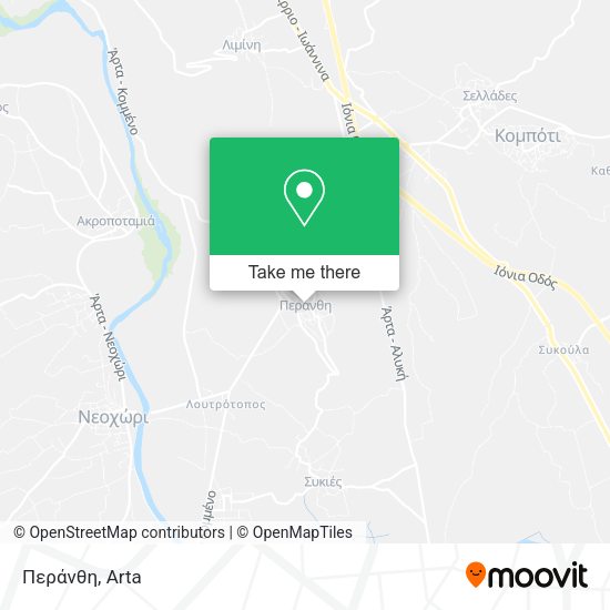Περάνθη map