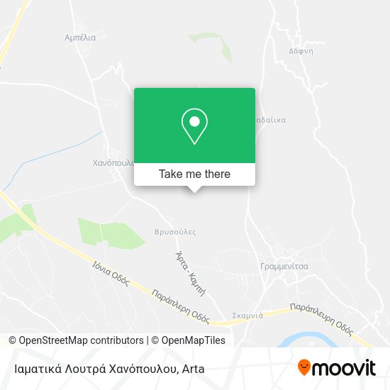 Ιαματικά Λουτρά Χανόπουλου map
