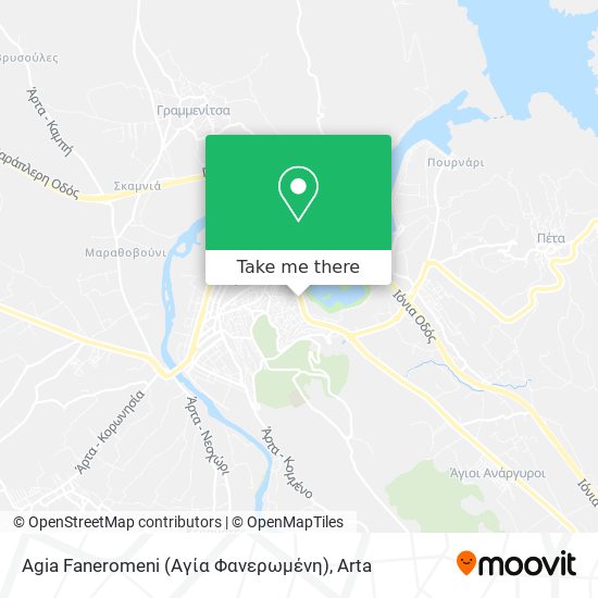 Agia Faneromeni (Αγία Φανερωμένη) map