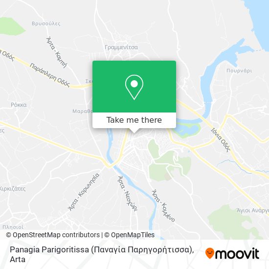 Panagia Parigoritissa (Παναγία Παρηγορήτισσα) map