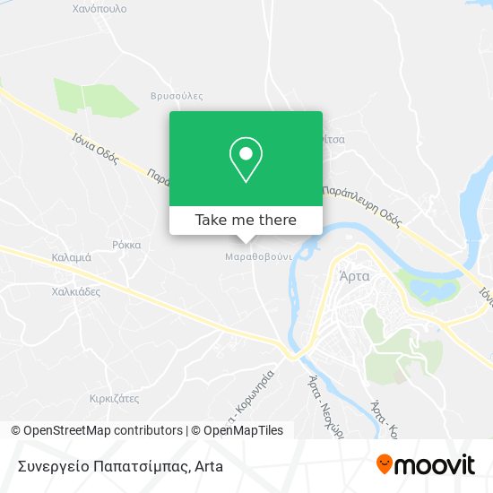 Συνεργείο Παπατσίμπας map
