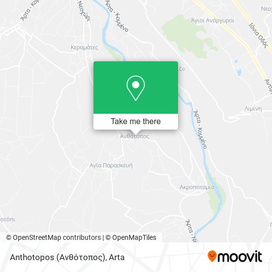 Anthotopos (Ανθότοπος) map