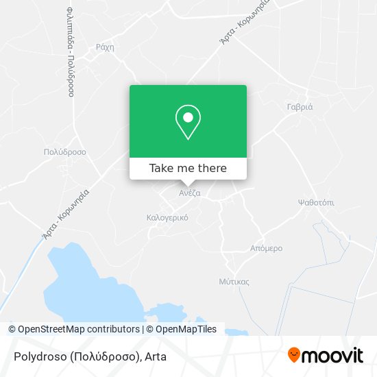 Polydroso (Πολύδροσο) map