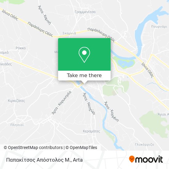 Παπακίτσος Απόστολος Μ. map