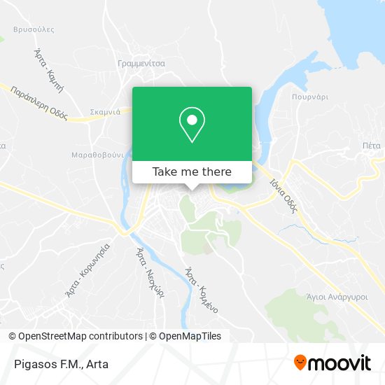 Pigasos F.M. map