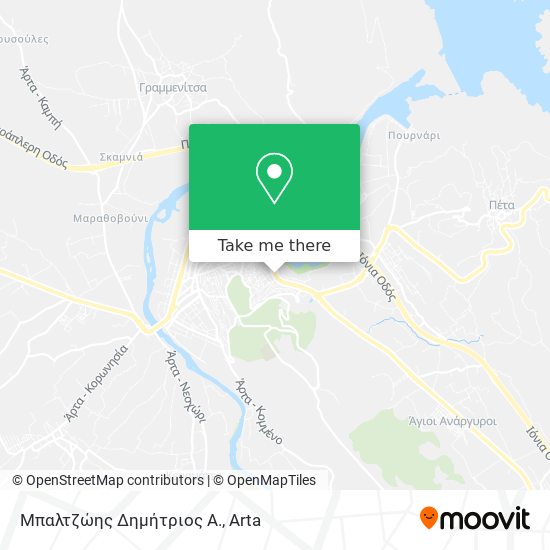 Μπαλτζώης Δημήτριος Α. map