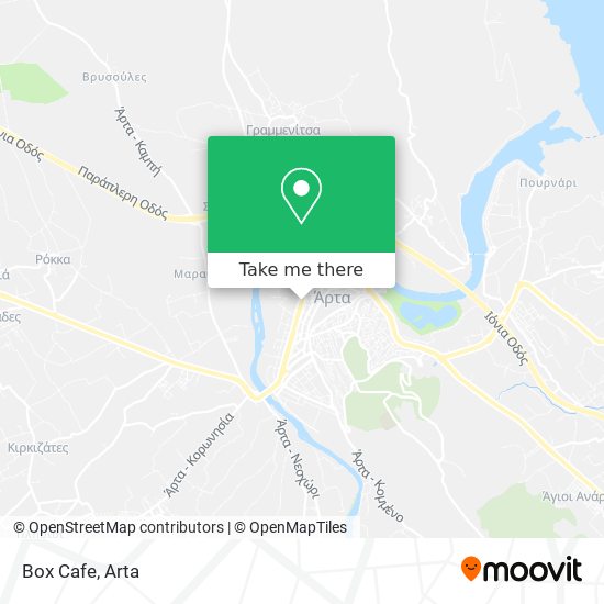 Box Cafe map
