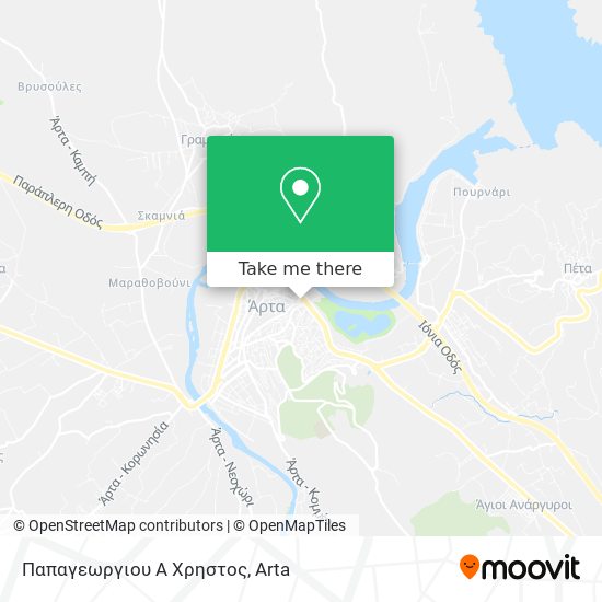 Παπαγεωργιου Α Χρηστος map