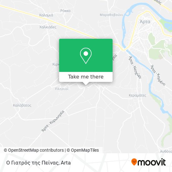 Ο Γιατρός της Πείνας map