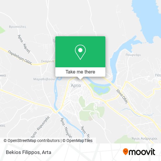 Bekios Filippos map