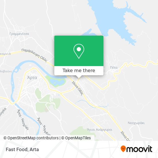 Fast Food map