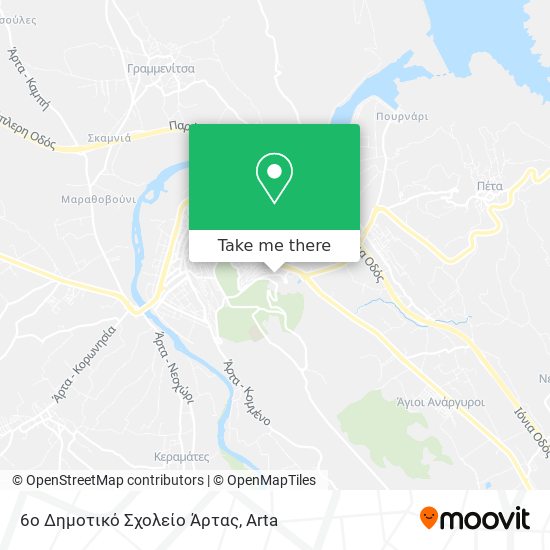 6ο Δημοτικό Σχολείο Άρτας map