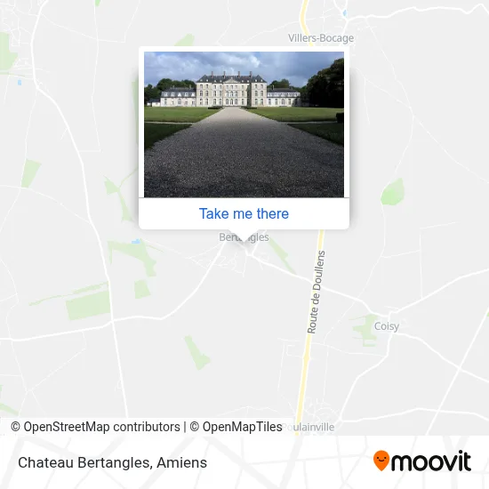 Chateau Bertangles map