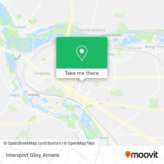 Intersport Glisy map