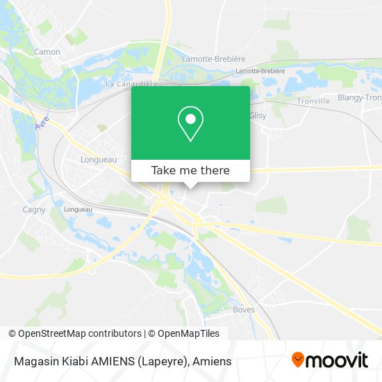 Magasin Kiabi AMIENS (Lapeyre) map