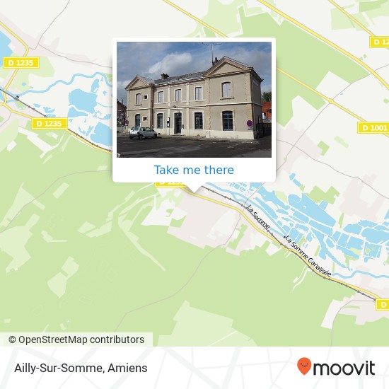 Mapa Ailly-Sur-Somme