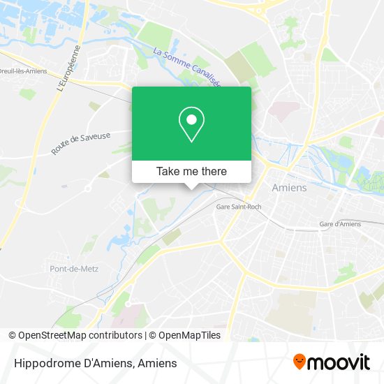 Hippodrome D'Amiens map