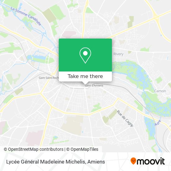 Mapa Lycée Général Madeleine Michelis
