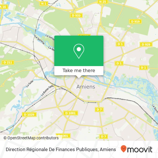 Mapa Direction Régionale De Finances Publiques