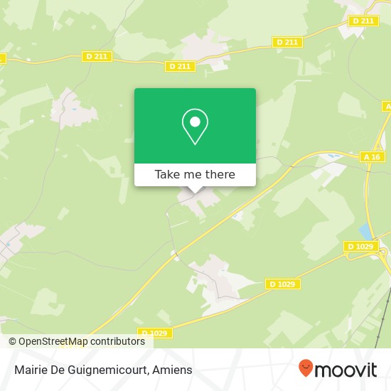 Mapa Mairie De Guignemicourt