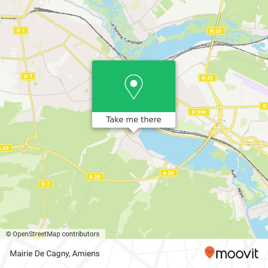 Mapa Mairie De Cagny